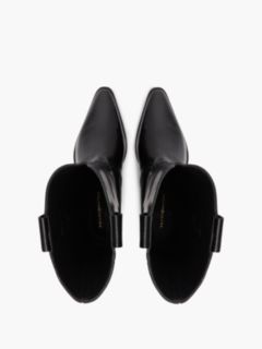 Leather Western Boot — Black 3