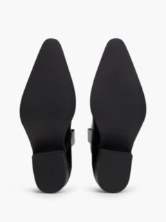 Leather Western Boot — Black 5