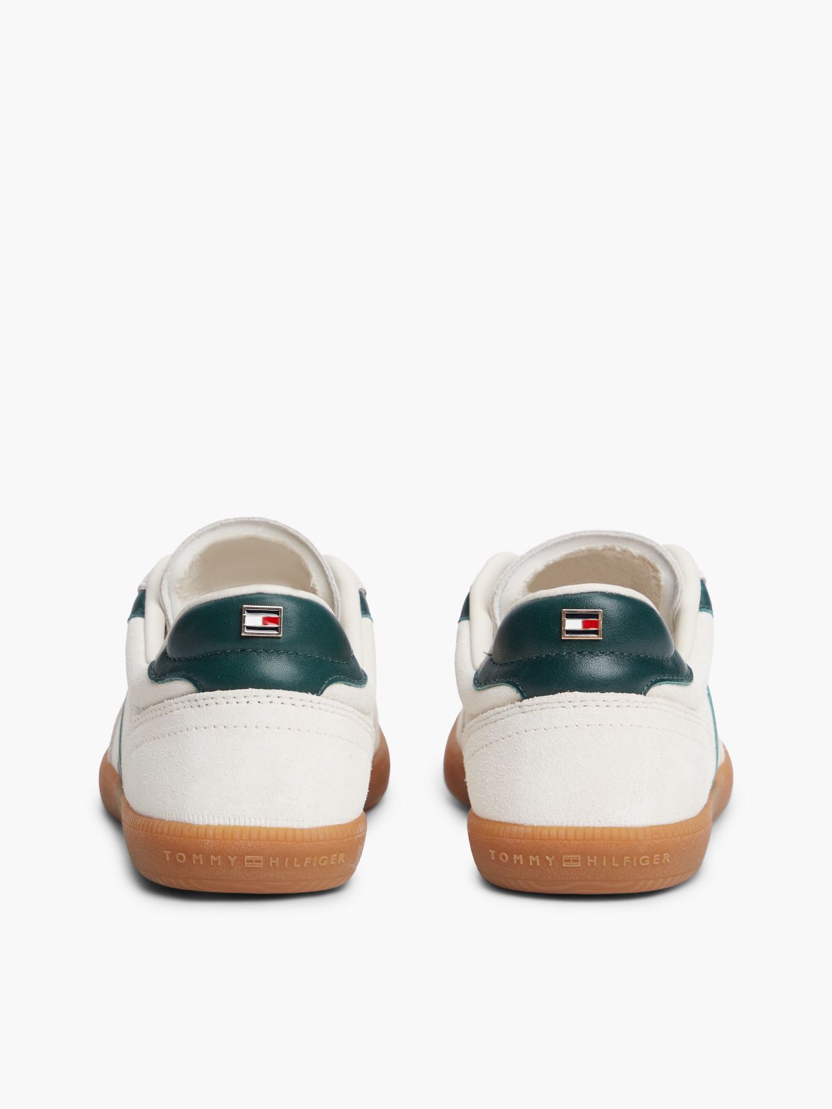 Tribeca Suede Skater Sneaker — Soft Cream/Hunter