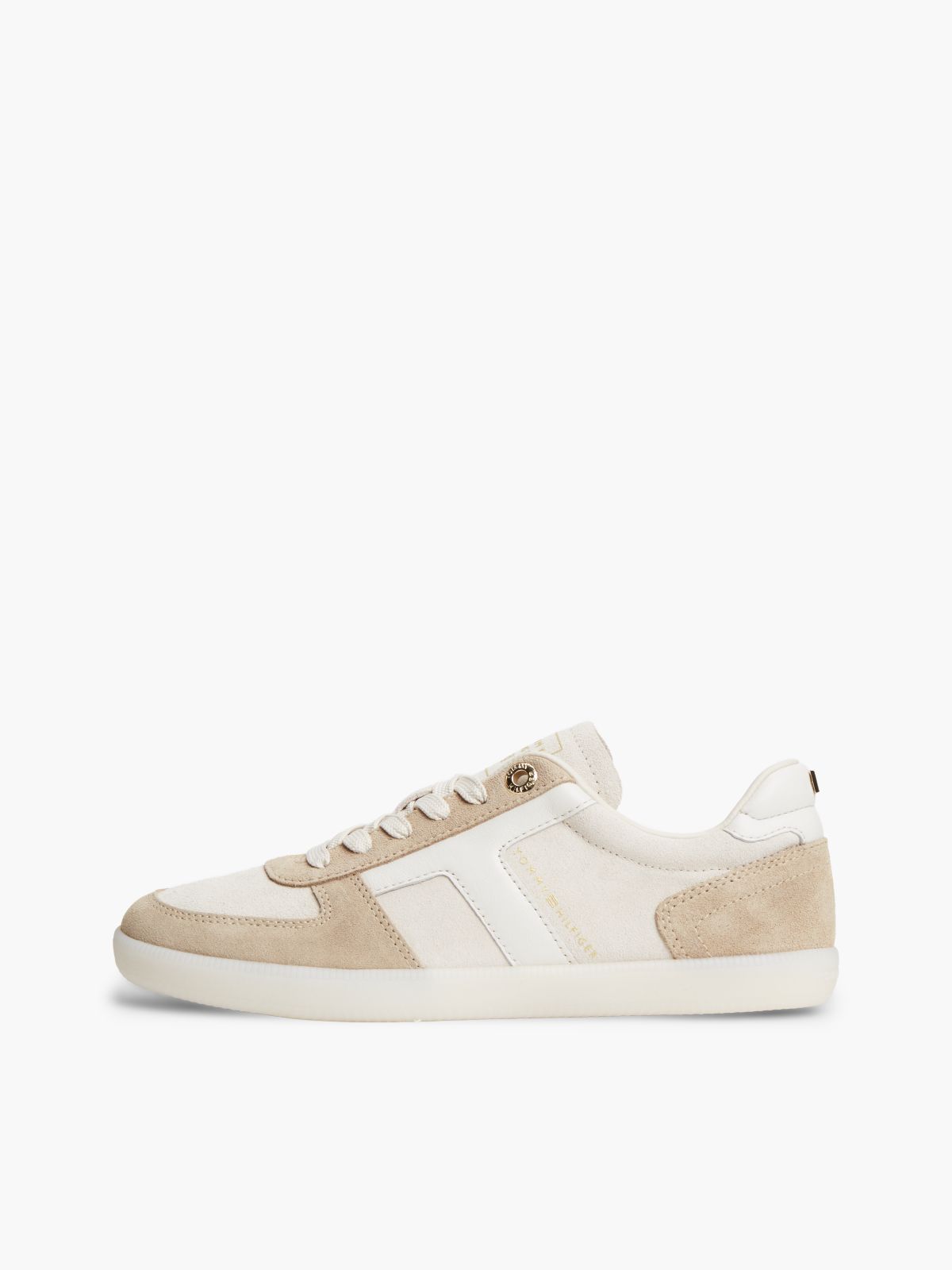 Tribeca Suede Skater Sneaker — Soft Cream/Horseradish