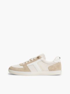 Tribeca Suede Skater Sneaker — Soft Cream/Horseradish 7