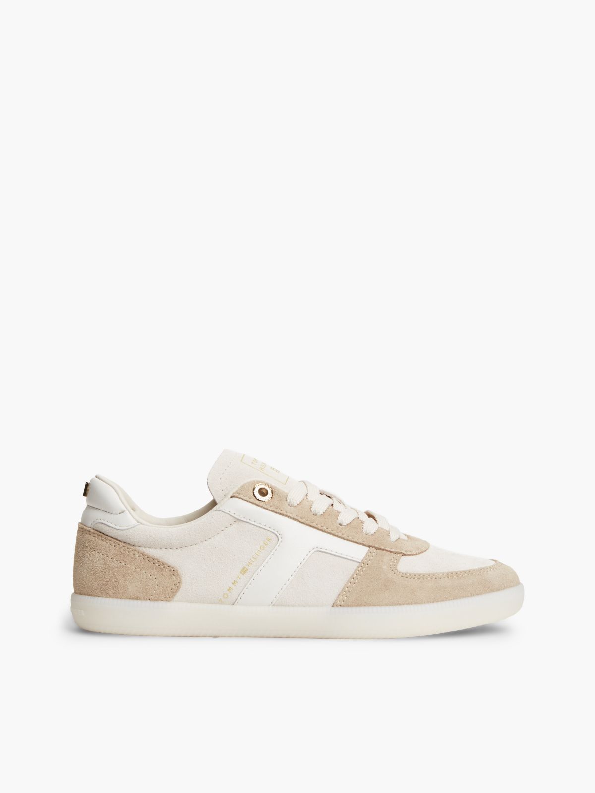 Tribeca Suede Skater Sneaker — Soft Cream/Horseradish