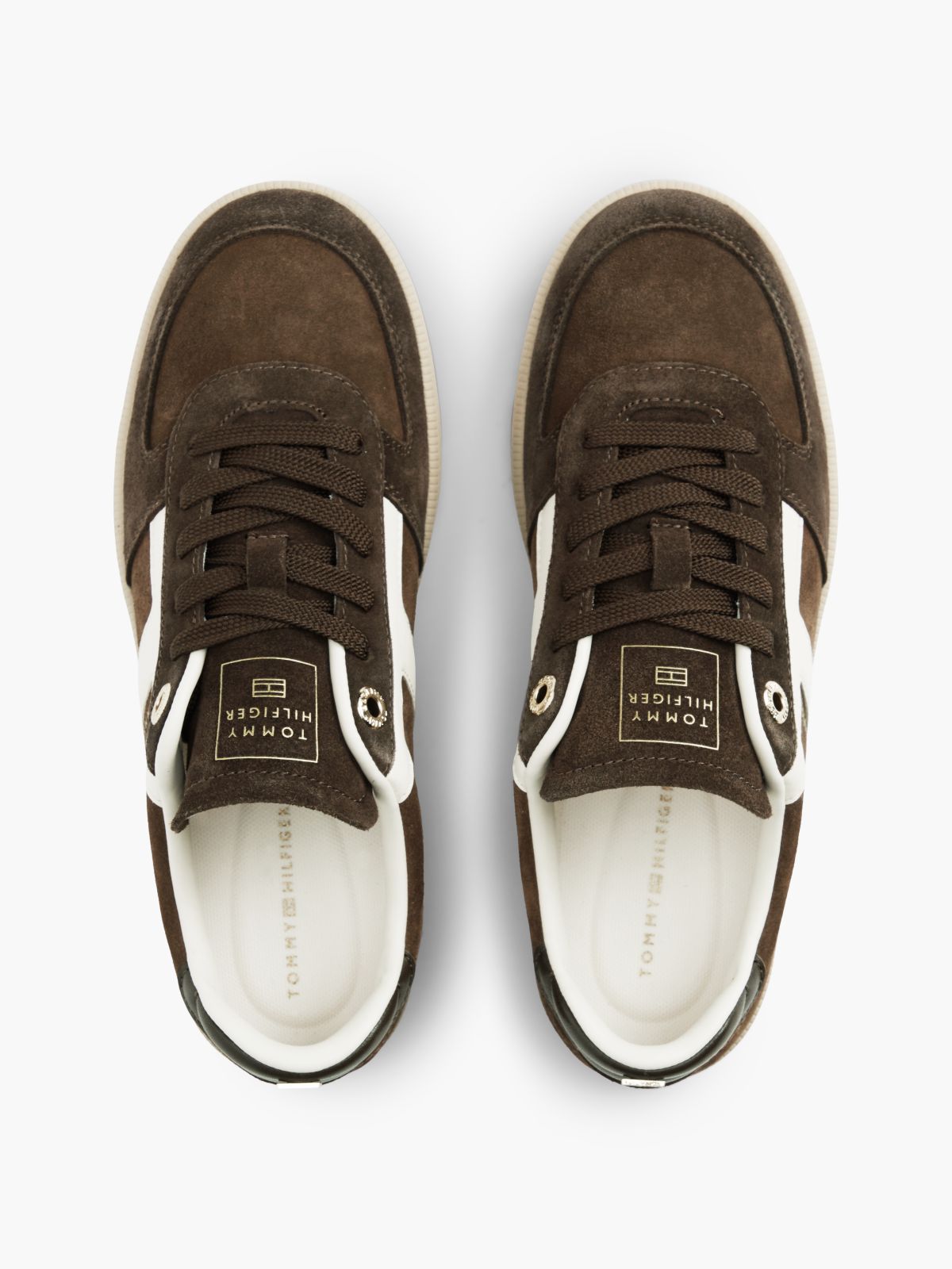 Tribeca Suede Skater Sneaker — Fondant Brown/Soft Cream