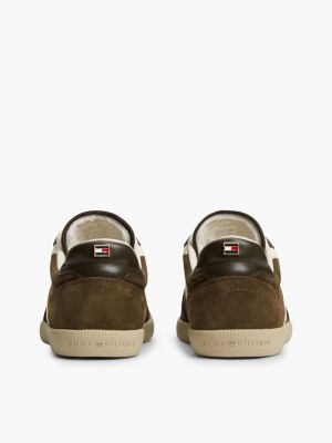 Кроссовки Tommy Hilfiger Tribeca Suede Skater, цвет: Коричневый / Кремовый — фото 4