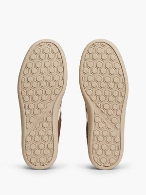 Кроссовки Tommy Hilfiger Tribeca Suede Skater, цвет: Коричневый / Кремовый — фото 5