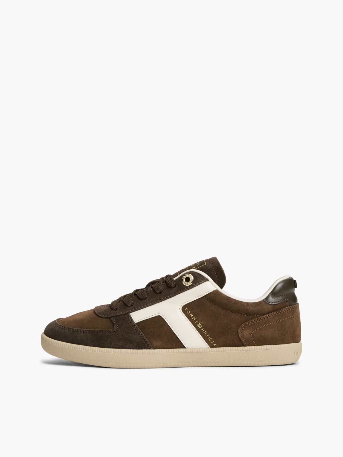 Tribeca Suede Skater Sneaker — Fondant Brown/Soft Cream