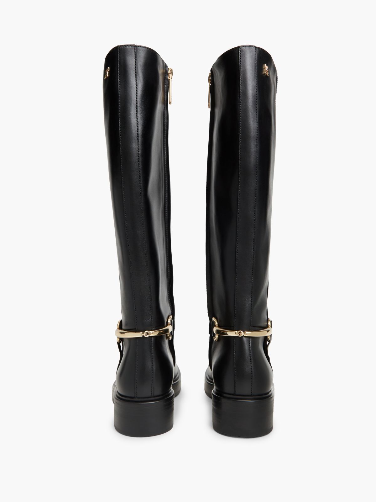 Leather Riding Boot — Black