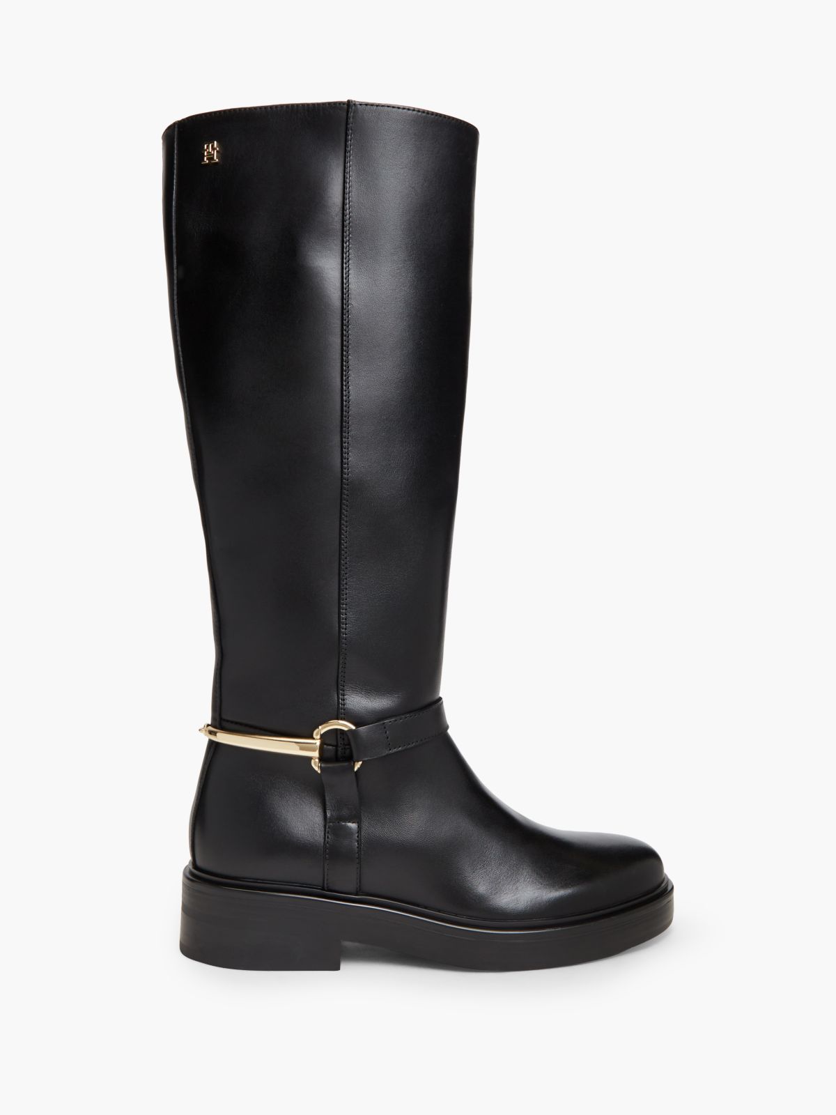 Leather Riding Boot — Black