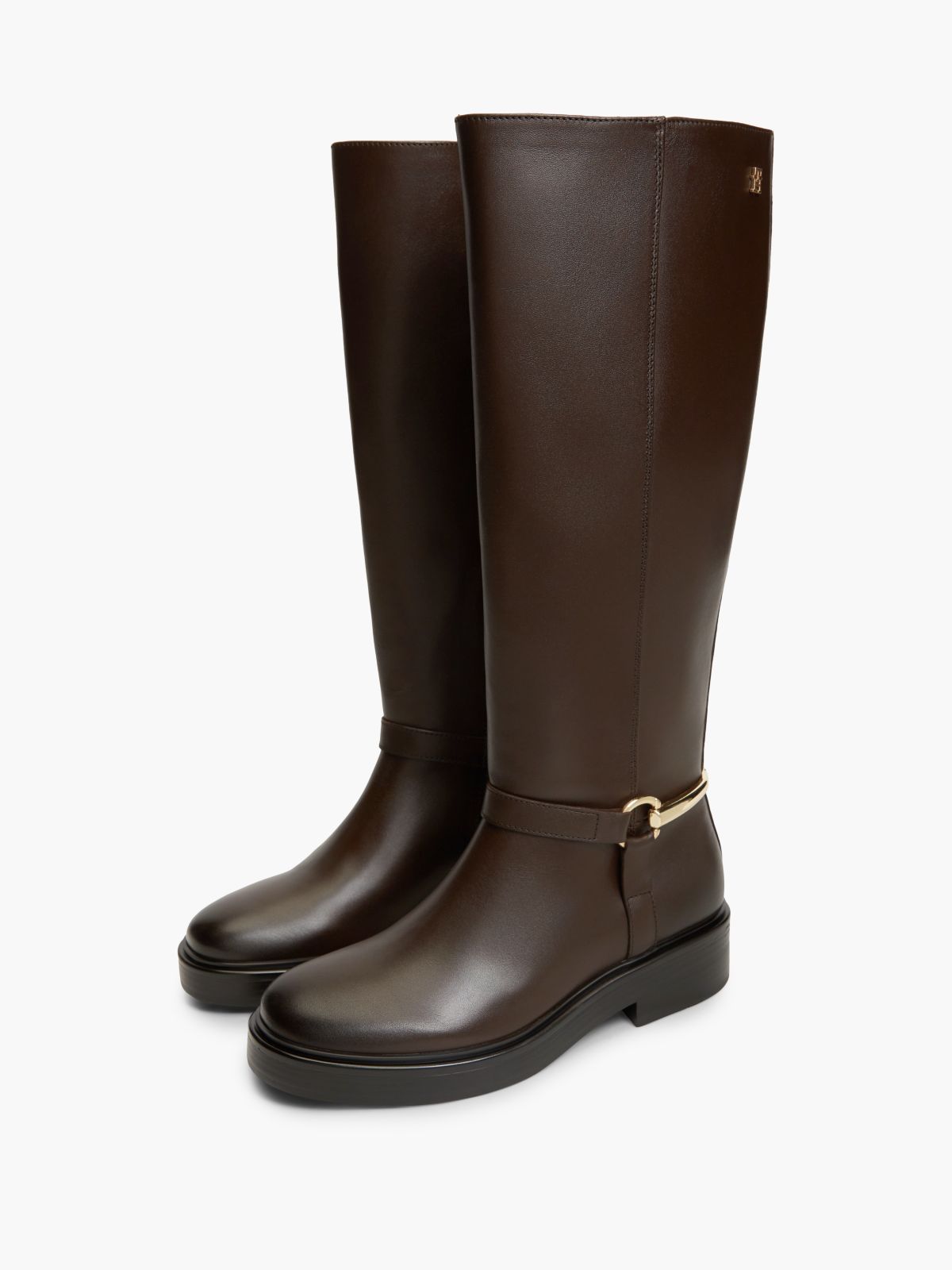 Leather Riding Boot — Cocoa