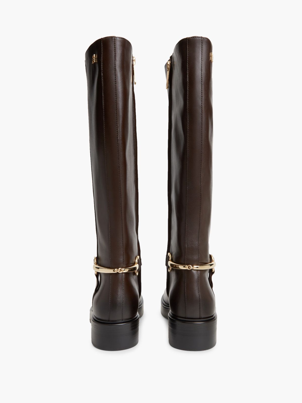 Leather Riding Boot — Cocoa