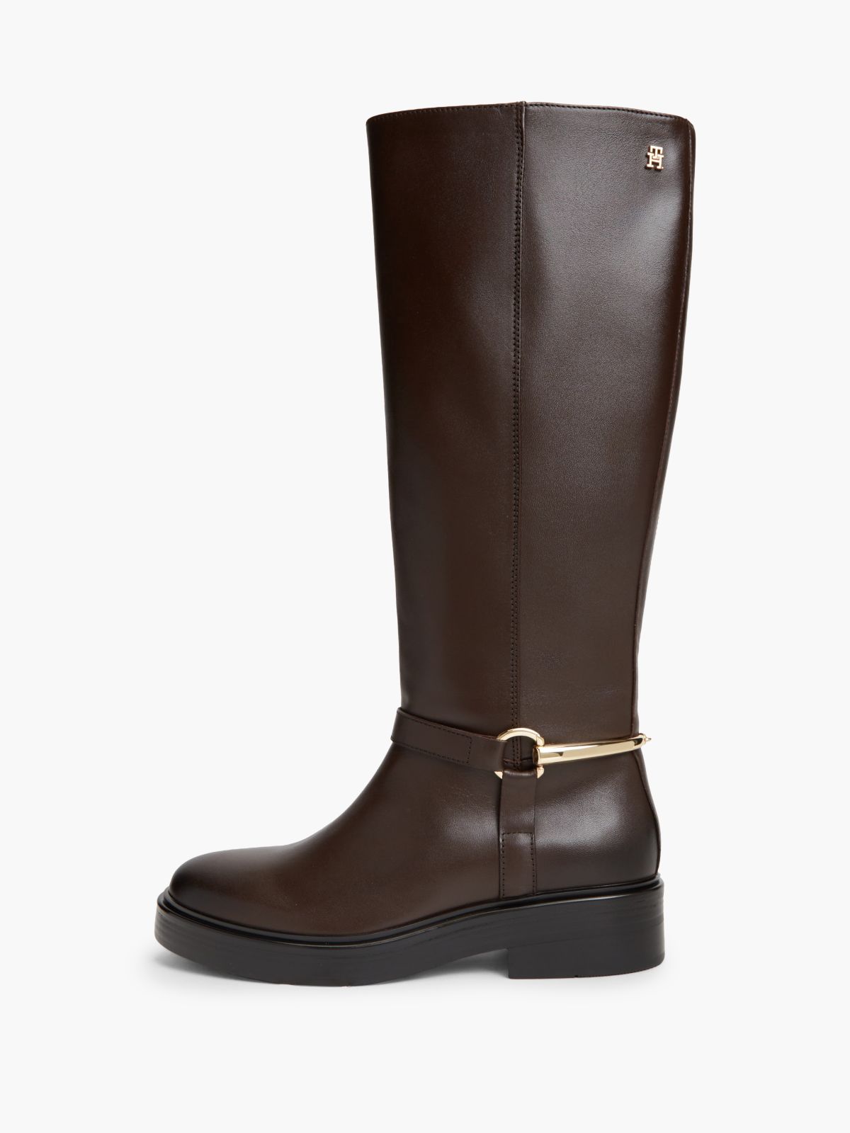 Leather Riding Boot — Cocoa