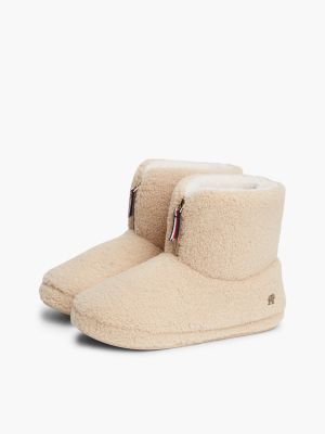 Женские ботинки Tommy Hilfiger Teddy Fleece House Bootie, цвет: Horseradish — фото 2