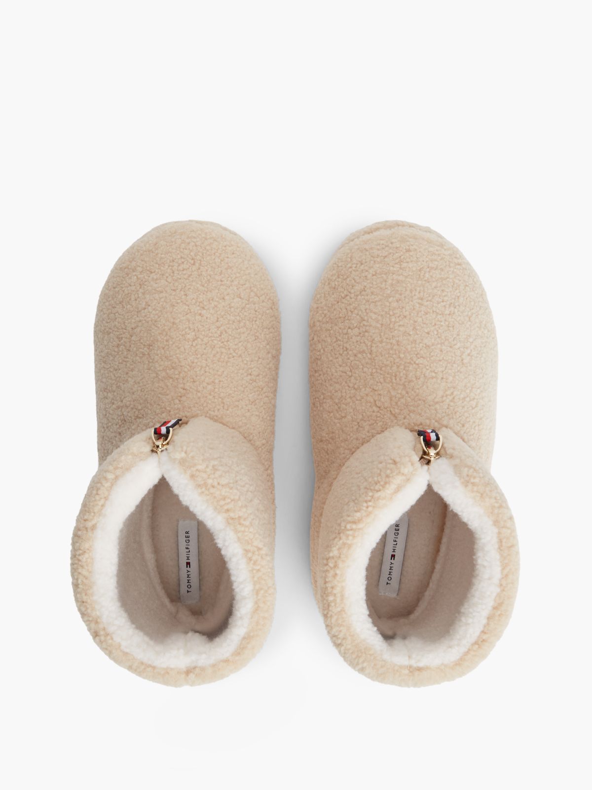 Teddy Fleece House Bootie — Horseradish