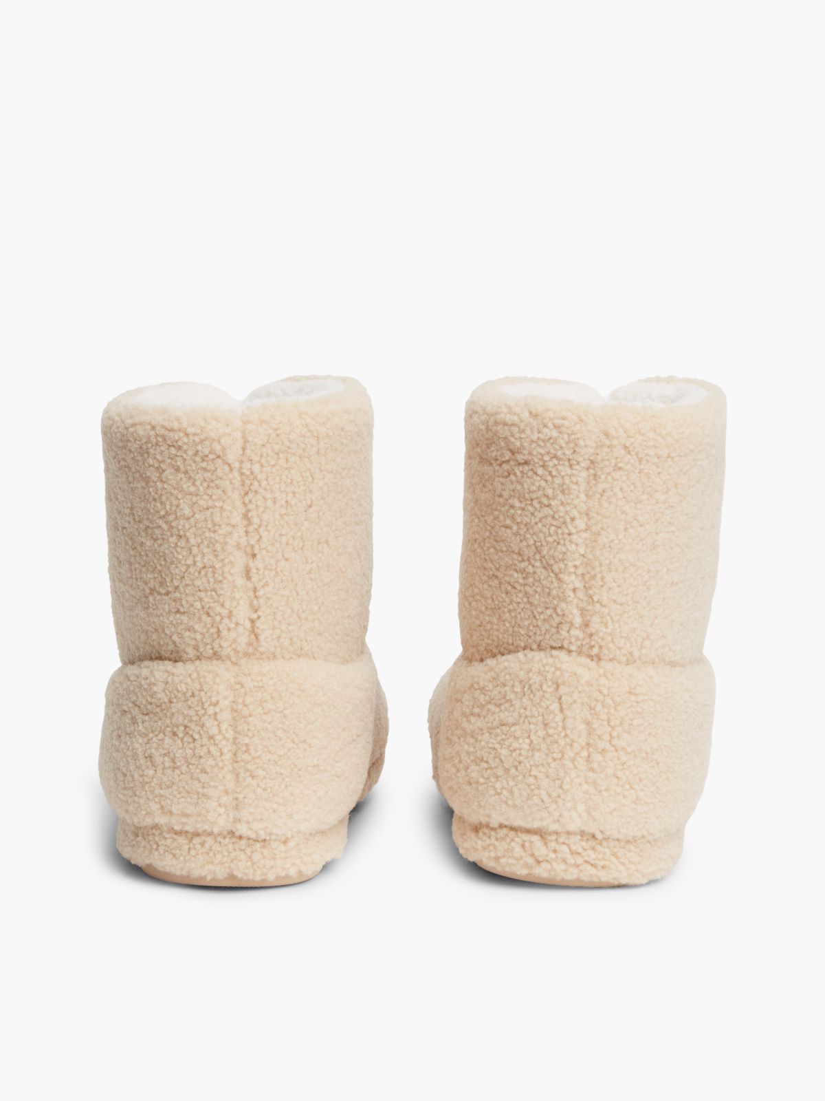 Teddy Fleece House Bootie — Horseradish