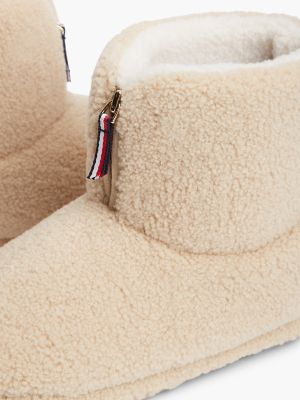 Женские ботинки Tommy Hilfiger Teddy Fleece House Bootie, цвет: Horseradish — фото 6