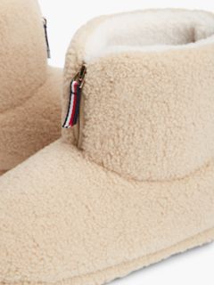 Teddy Fleece House Bootie — Horseradish 6