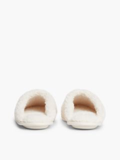 Faux Shearling House Slipper — Soft Cream 4