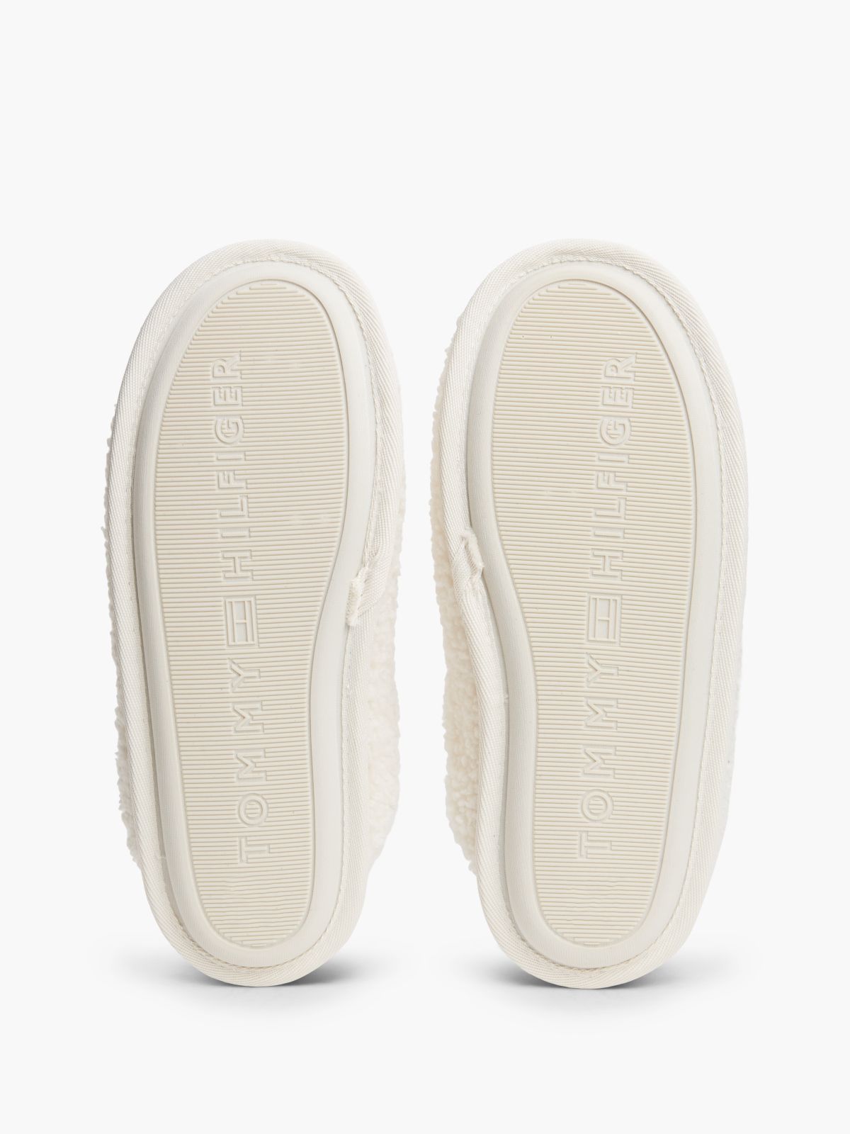 Faux Shearling House Slipper — Soft Cream