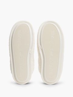 Faux Shearling House Slipper — Soft Cream 5