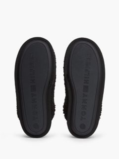Faux Shearling House Slipper — Black 5