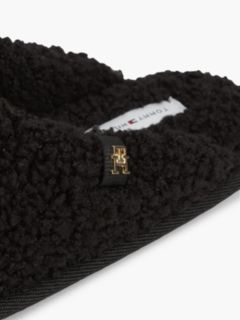 Faux Shearling House Slipper — Black 6
