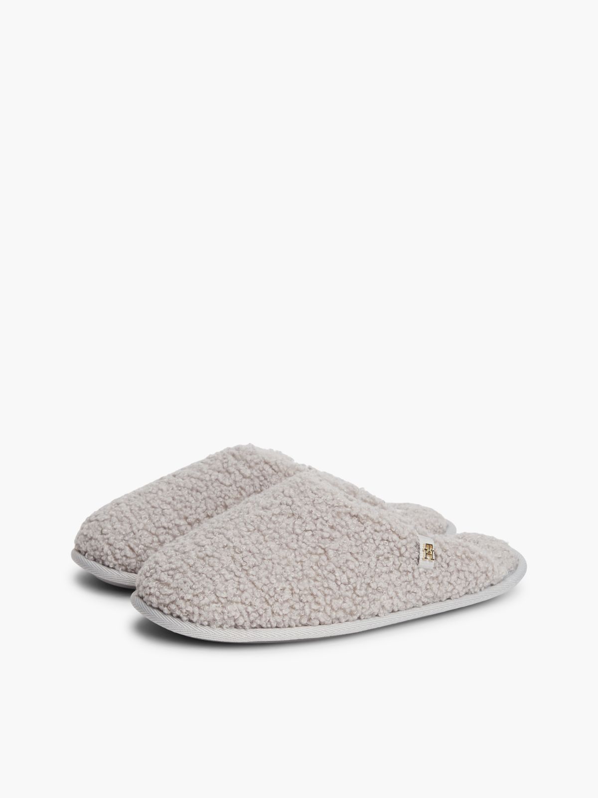 Faux Shearling House Slipper — Horizon Grey