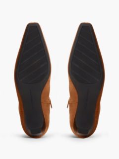 Knee-High Suede Kitten-Heel Boot — Ginger Clay 5