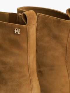 Suede Kitten-Heel Ankle Boot — Ginger Clay 6