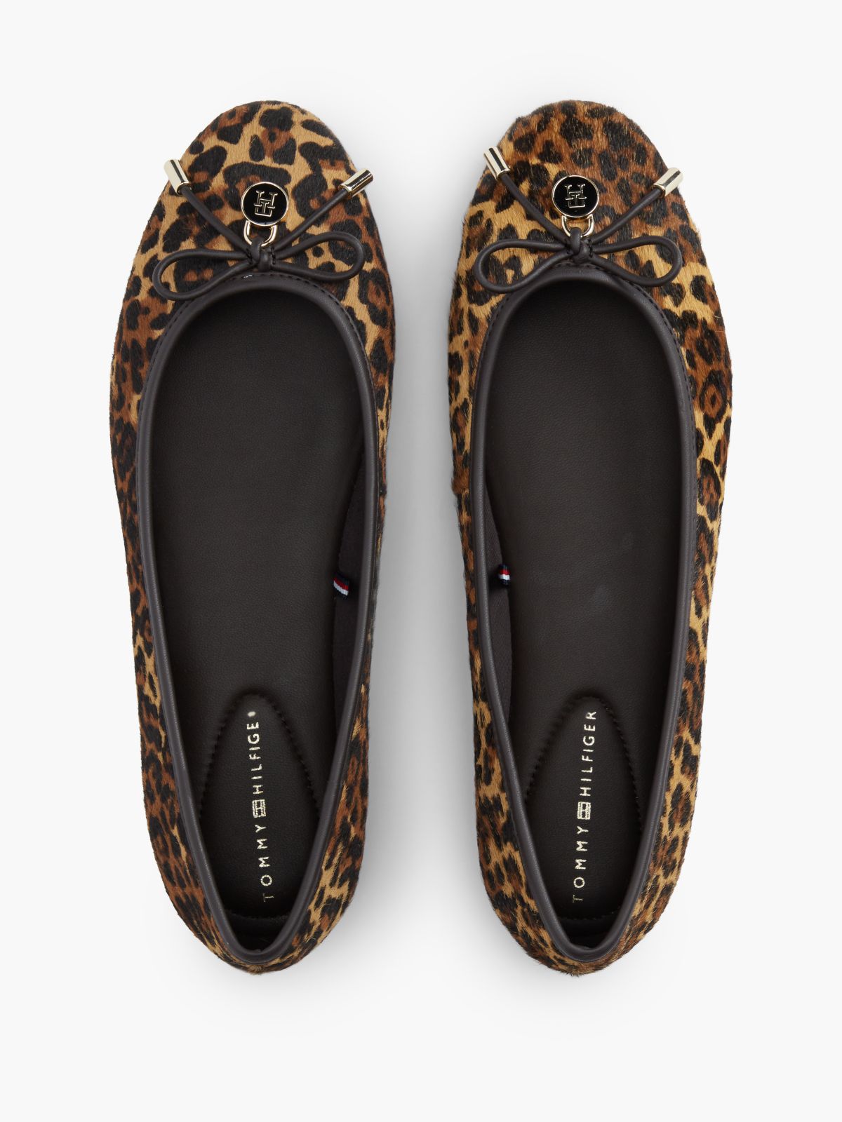 Leopard-Print Calf Hair Ballet Flat — Cheetah Print