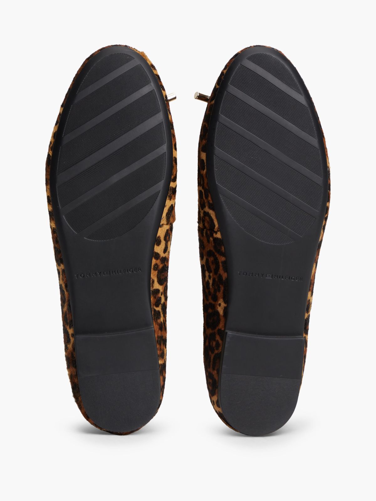 Leopard-Print Calf Hair Ballet Flat — Cheetah Print