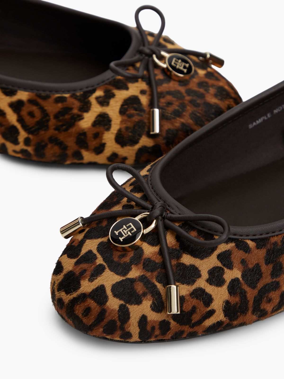 Leopard-Print Calf Hair Ballet Flat — Cheetah Print