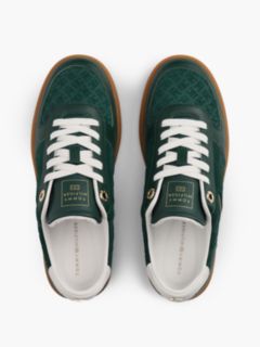 Tribeca Leather-Mix Skater Sneaker — Hunter 3