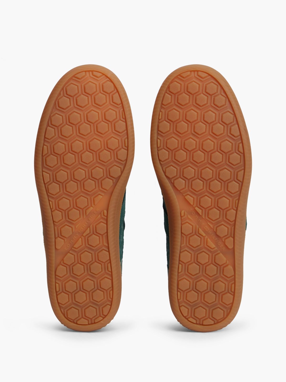 Tribeca Leather-Mix Skater Sneaker — Hunter