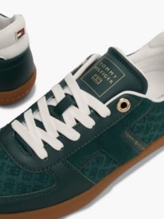 Tribeca Leather-Mix Skater Sneaker — Hunter 6