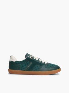 Tribeca Leather-Mix Skater Sneaker — Hunter 1