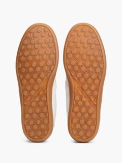 Tribeca Leather-Mix Skater Sneaker — Ecru 5