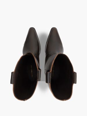 Женские ботинки Tommy Hilfiger Leather Western Boot, цвет: Коричневый — фото 3