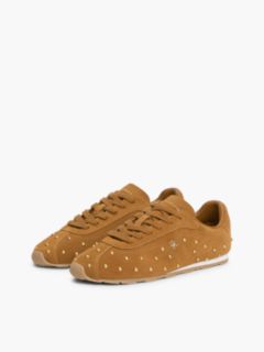 Studded Suede Ballet Sneaker — Ginger Clay 2