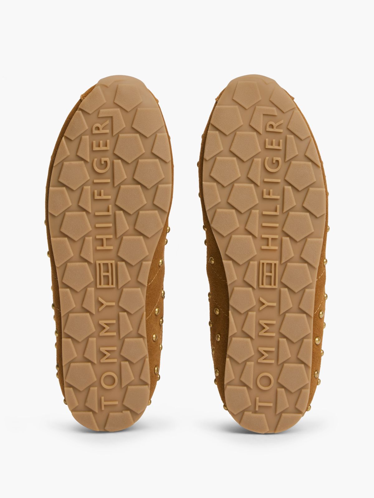 Studded Suede Ballet Sneaker — Ginger Clay