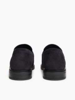 Chain-Link Fringe Suede Loafer — Space Blue 4