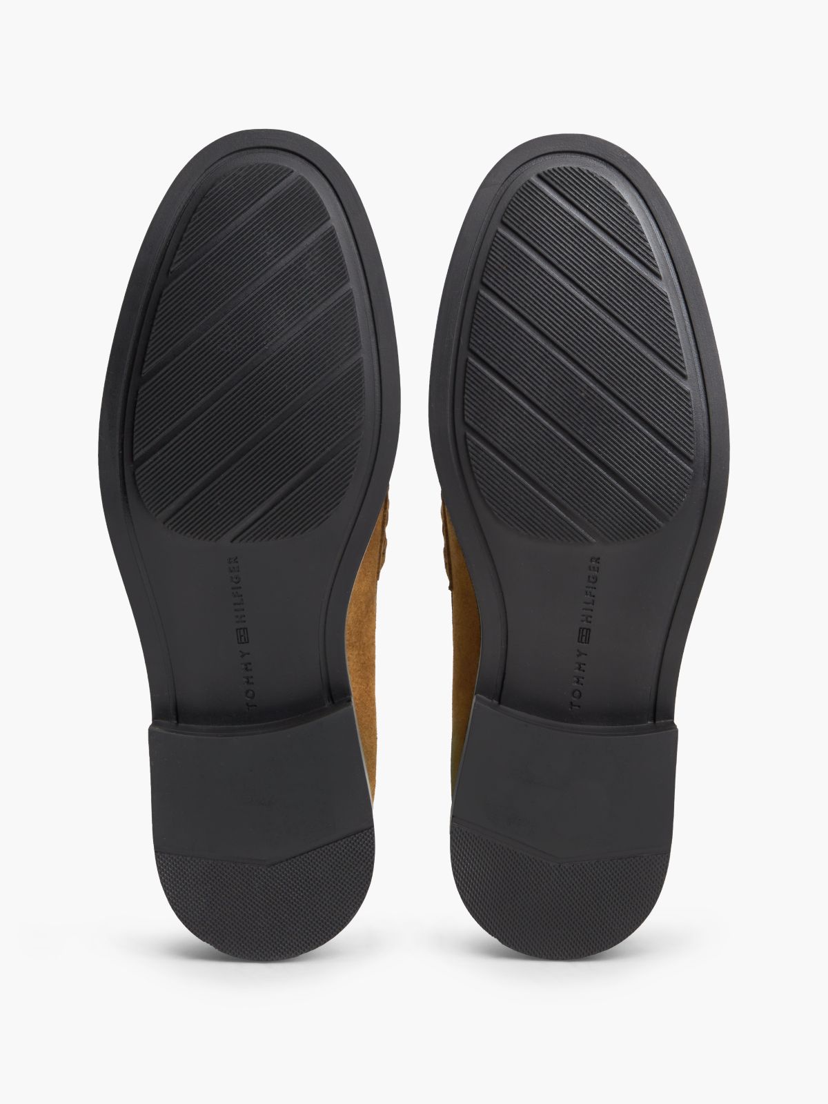 Chain-Link Fringe Suede Loafer — Ginger Clay