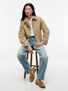 Chain-Link Fringe Suede Loafer — Ginger Clay 8