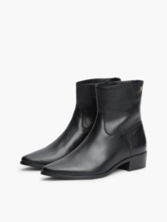 Leather Ankle Boot — Black 2