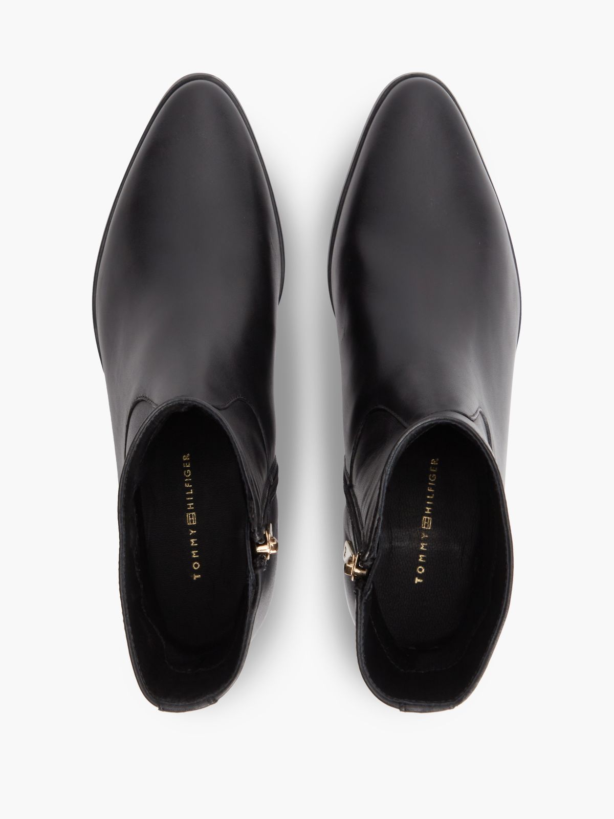 Leather Ankle Boot — Black