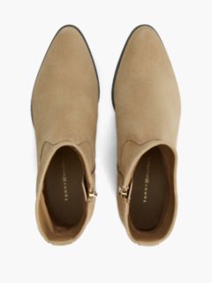 Suede Ankle Boot — Safari Canvas 3