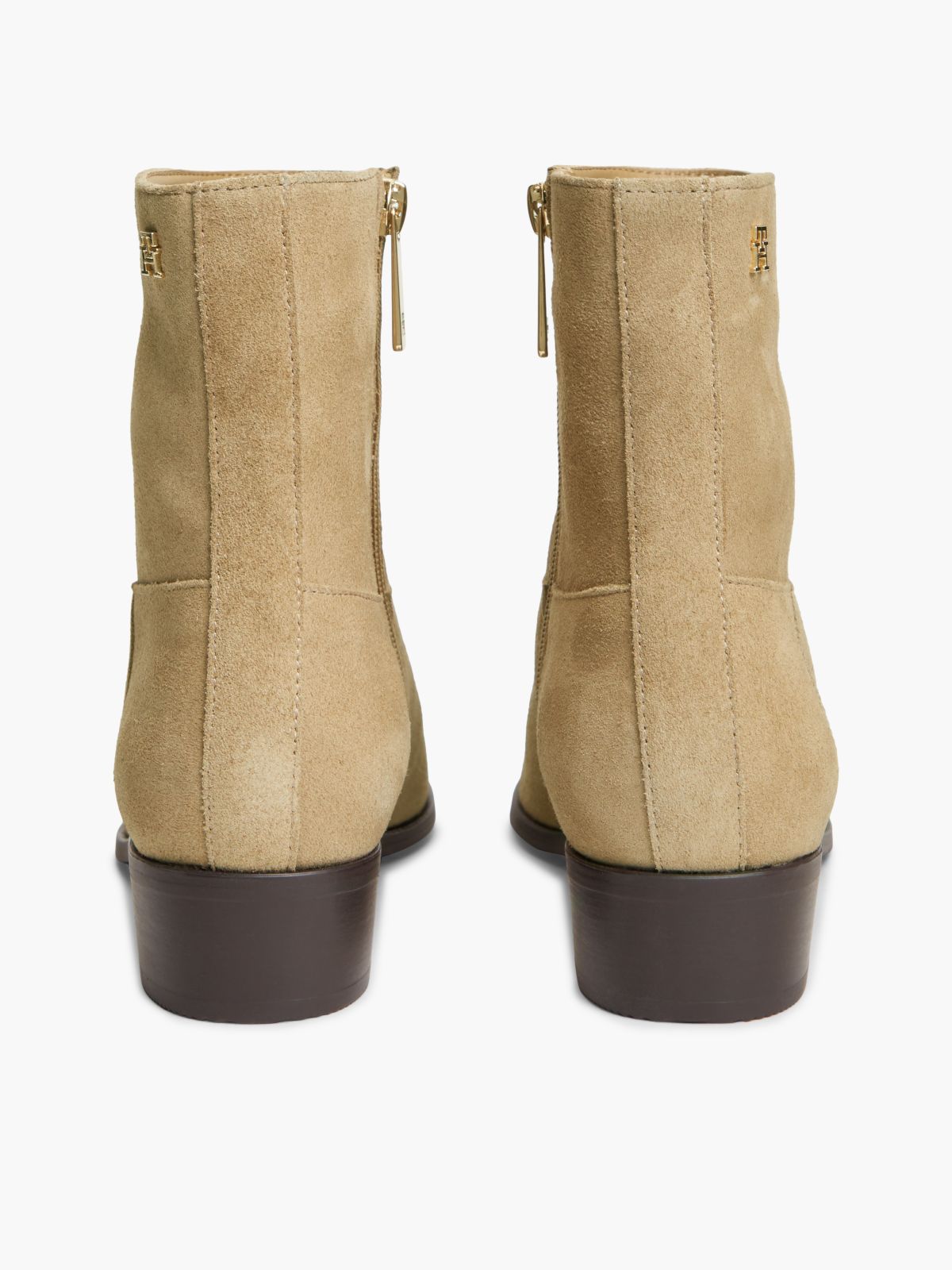 Suede Ankle Boot — Safari Canvas