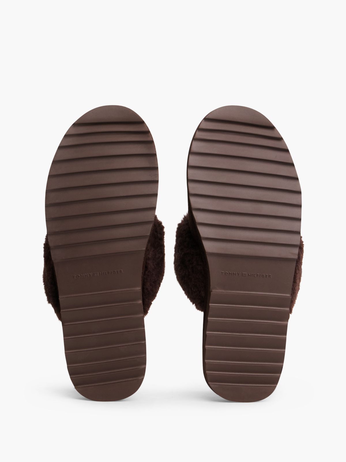 Suede & Faux Fur House Slipper — Fondant Brown