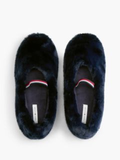 Faux Fur Mary Jane House Slipper — Space Blue 3