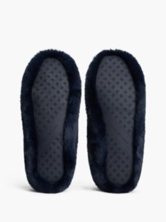 Faux Fur Mary Jane House Slipper — Space Blue 5