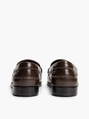 Женские туфли Tommy Hilfiger Classic Leather Penny Loafer, цвет: Коричневый — фото 4